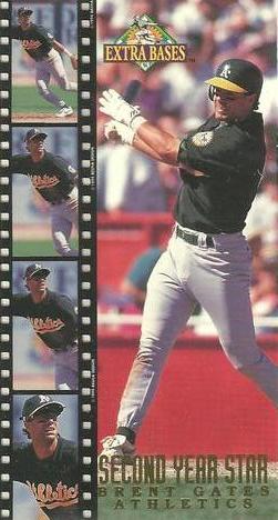 1994 Fleer Extra Bases - Second Year Stars #8 Brent Gates Front