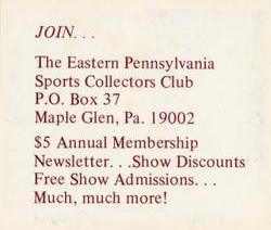 1979 HRT/RES 1950 Philadelphia Doubleheaders #NNO Bob Hooper / Barney McCosky Back