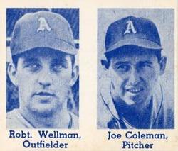 1979 HRT/RES 1950 Philadelphia Doubleheaders #NNO Robert Wellman / Joe Coleman Front