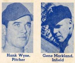 1979 HRT/RES 1950 Philadelphia Doubleheaders #NNO Hank Wyse / Gene Markland Front