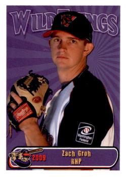 2009 Washington Wild Things #15 Zach Groh Front