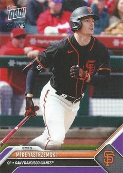 2023 Topps Now Road to Opening Day San Francisco Giants - Purple #OD-299 Mike Yastrzemski Front