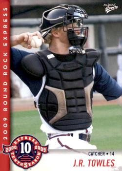 2009 MultiAd Round Rock Express #8 J.R. Towles Front