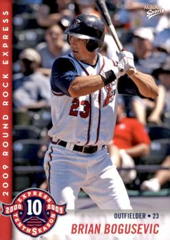 2009 MultiAd Round Rock Express #13 Brian Bogusevic Front