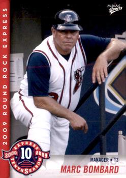 2009 MultiAd Round Rock Express #27 Marc Bombard Front