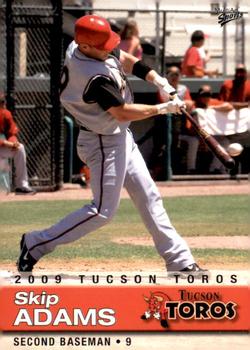 2009 MultiAd Tucson Toros #1 Skip Adams Front