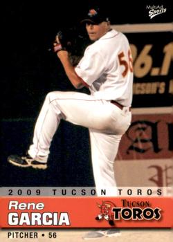 2009 MultiAd Tucson Toros #8 Rene Garcia Front