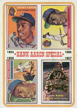 2023 Topps Heritage - 50th Anniversary Buybacks #2 Hank Aaron Special 1954-1957 Front