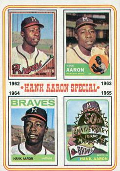 2023 Topps Heritage - 50th Anniversary Buybacks #4 Hank Aaron Special 1962-1965 Front