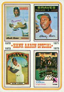 2023 Topps Heritage - 50th Anniversary Buybacks #6 Hank Aaron Special 1970-1973 Front