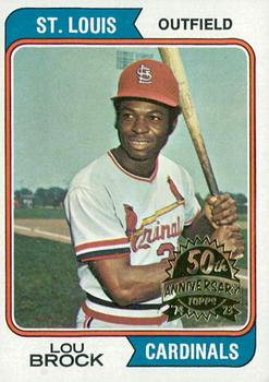 2023 Topps Heritage - 50th Anniversary Buybacks #60 Lou Brock Front