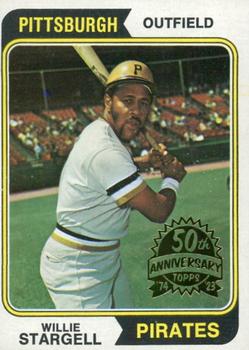 2023 Topps Heritage - 50th Anniversary Buybacks #100 Willie Stargell Front