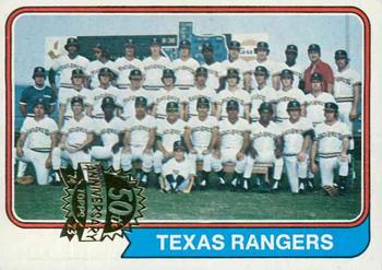 2023 Topps Heritage - 50th Anniversary Buybacks #184 Texas Rangers Front