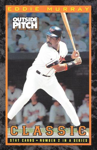 2002-03 Baltimore Orioles Outside Pitch Classic Stats #2 Eddie Murray Front