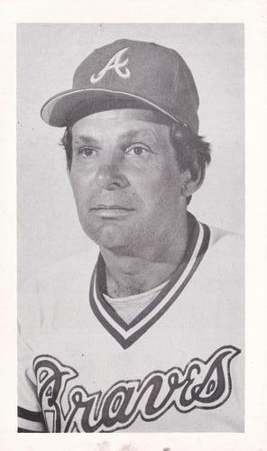 1981 Atlanta Braves Photocards #NNO Bobby Cox Front