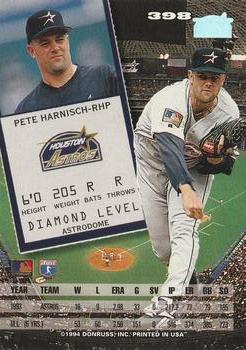 1994 Leaf #398 Pete Harnisch Back