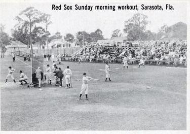 1979 Early Red Sox Favorites #10 Red Sox Sunday Morning Workout, Sarasota, Fla. Front