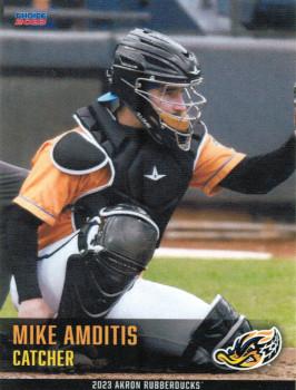 2023 Choice Akron RubberDucks #02 Mike Amditis Front