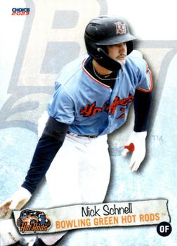 2023 Choice Bowling Green Hot Rods #21 Nick Schnell Front
