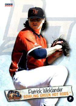 2023 Choice Bowling Green Hot Rods #28 Patrick Wicklander Front
