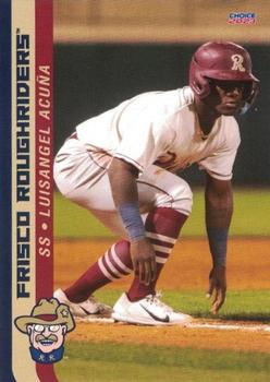 2023 Choice Frisco RoughRiders #02 Luisangel Acuña Front