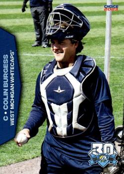 2023 Choice West Michigan Whitecaps #06 Colin Burgess Front