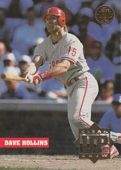 1994 Leaf - Clean-Up Crew #3 Dave Hollins Front