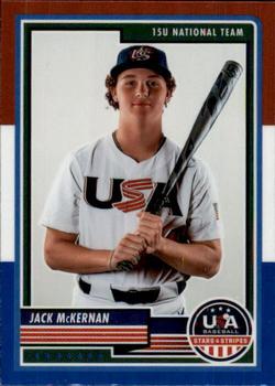 2023 Panini USA Baseball Stars & Stripes - Red, White, & Blue #32 Jack McKernan Front