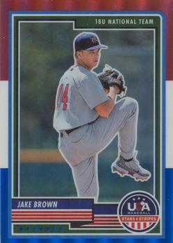 2023 Panini USA Baseball Stars & Stripes - Red, White, & Blue #41 Jake Brown Front