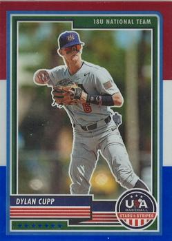 2023 Panini USA Baseball Stars & Stripes - Red, White, & Blue #44 Dylan Cupp Front