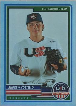 2023 Panini USA Baseball Stars & Stripes - Silver #24 Andrew Costello Front