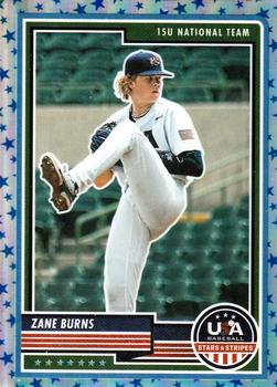 2023 Panini USA Baseball Stars & Stripes - Stars #23 Zane Burns Front