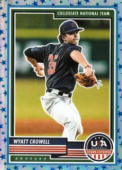 2023 Panini USA Baseball Stars & Stripes - Stars #65 Wyatt Crowell Front