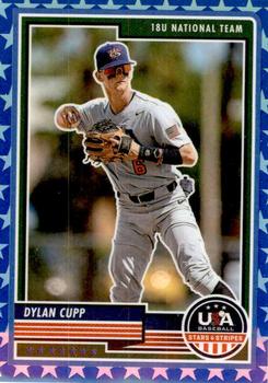 2023 Panini USA Baseball Stars & Stripes - Blue #44 Dylan Cupp Front