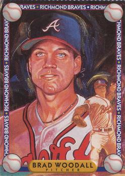 1994 Richmond Braves Perforated #5 Brad Woodall Front