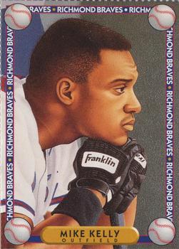 1994 Richmond Braves Perforated #3 Mike Kelly Front