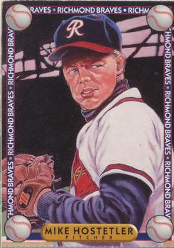 1994 Richmond Braves Perforated #15 Mike Hostetler Front