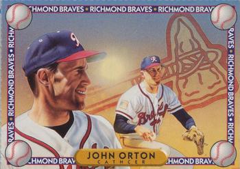 1994 Richmond Braves Perforated #14 John Orton Front