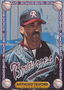 1994 Richmond Braves Perforated #19 Anthony Telford Front