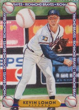 1994 Richmond Braves Perforated #24 Kevin Lomon Front