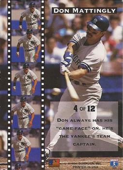 New York Yankees 1994 Leaf "Gamers" #4 DON MATTINGLY 
