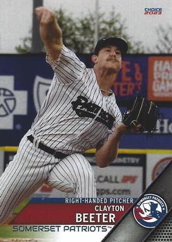 2023 Choice Somerset Patriots #03 Clayton Beeter Front