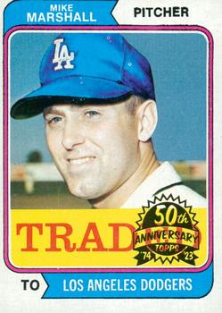 2023 Topps Heritage - 50th Anniversary Buybacks Traded #73T Mike Marshall Front