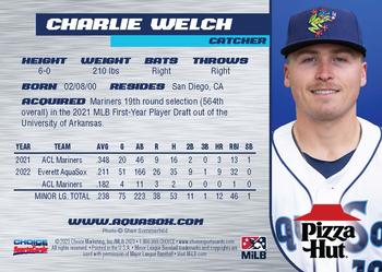 2023 Choice Everett AquaSox #16 Charlie Welch Back