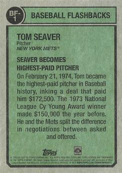 2023 Topps Heritage - Baseball Flashbacks #BF-1 Tom Seaver Back