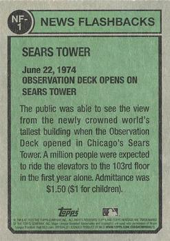 2023 Topps Heritage - News Flashbacks #NF-1 Sears Tower Back
