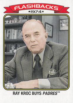 2023 Topps Heritage - News Flashbacks #NF-4 Ray Kroc Buys Padres Front
