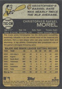 2023 Topps Chicago Cubs Season Ticket Holders #73C-CM Christopher Morel Back