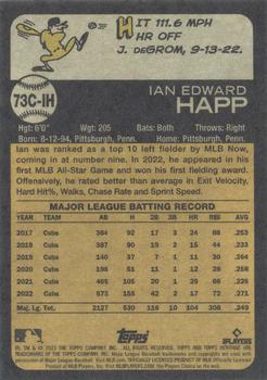 2023 Topps Chicago Cubs Season Ticket Holders #73C-IH Ian Happ Back