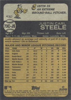 2023 Topps Chicago Cubs Season Ticket Holders #73C-JS Justin Steele Back